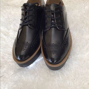 Steve Madden girl platform lace up loafer